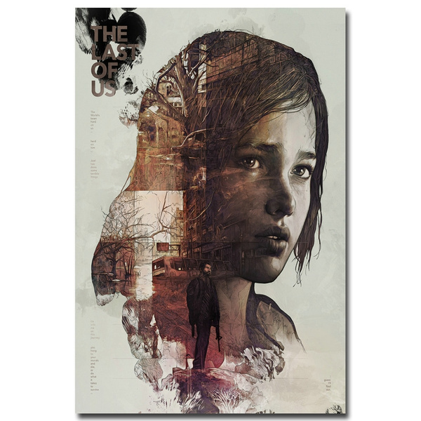  Print Canvas Wall Art Poster,The last of us Poster,Ellie Poster,Canvas  Painting Creativity Poster,Game Wall Art for Bedroom Living Room,HD Print  posters: Posters & Prints