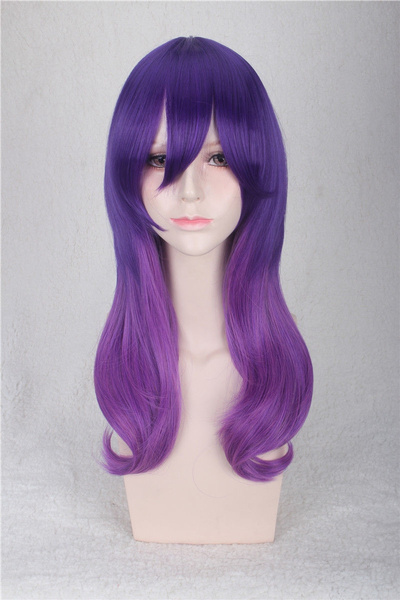 Watashi Ga Motete Dousunda Serinuma Kae Purple Ombre Cosplay Anime Wig Wish 