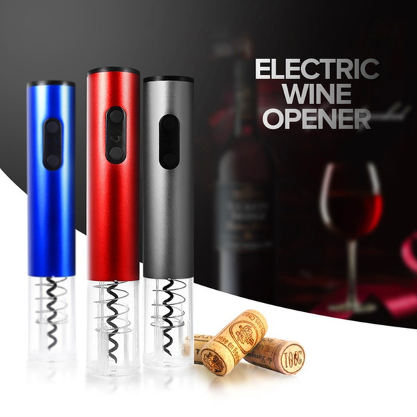 Electric Wine Opener, Automatic Cordless Wine Bottle Opener kit with Foil  Cutter