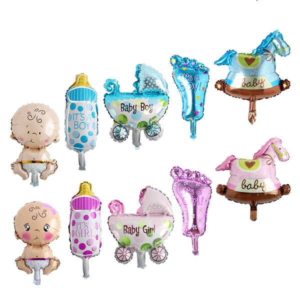 Birthday Decoration Oh Baby Foil Balloon Boy & Girl Baby Shower Inflatable Toys 