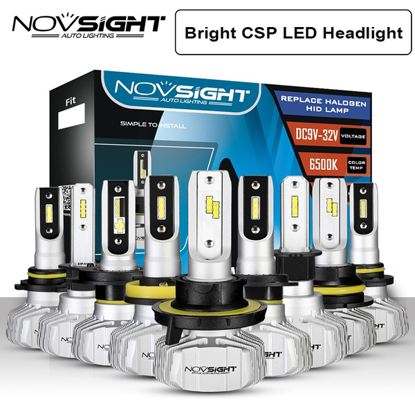 NOVSIGHT Bright Car Headlight H4 H7 Led Bulbs H1 H3 H11 H8 H9 H13