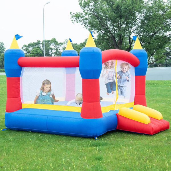 Bounce House Magic Castle Inflatable Bouncer Kids Jumper Slide Without Blower 