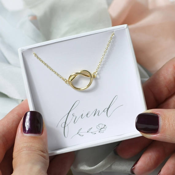 Friendship Knot Necklace, Love Knot 