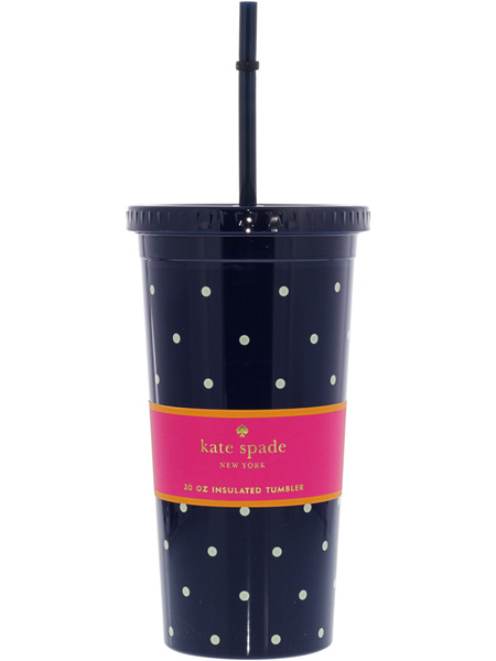 Kate Spade Sparks of Joy Initial G Straw Tumbler - Her Hide Out