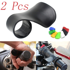 2 Pcs Motorcycle Throttle Clamp Cruise Aid Control Grips Handlebar Refueling Aid Throttle Booster