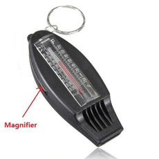 minisurvivaltool, Outdoor, thermometerwhistle, 4in1compa