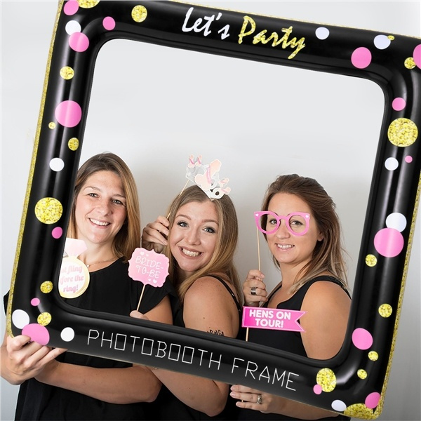 Wedding Party Photobooth Props Inflatable Photo Frame Selfie Booth Celebration