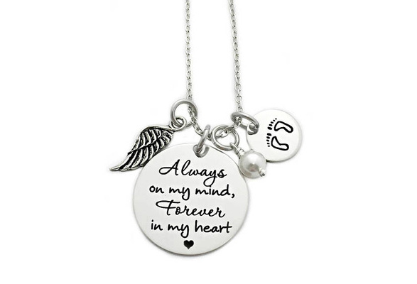 Your Wings Were Ready Remembrance Sweet Pea Pod NECKLACE * My Heart Was Not Miscarriage  Infant Loss  Stillborn
