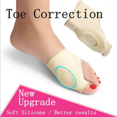 2Pcs Silicone Toe Separator Soft Capsule Splint Correction Medical Equipment Foot Care Socks