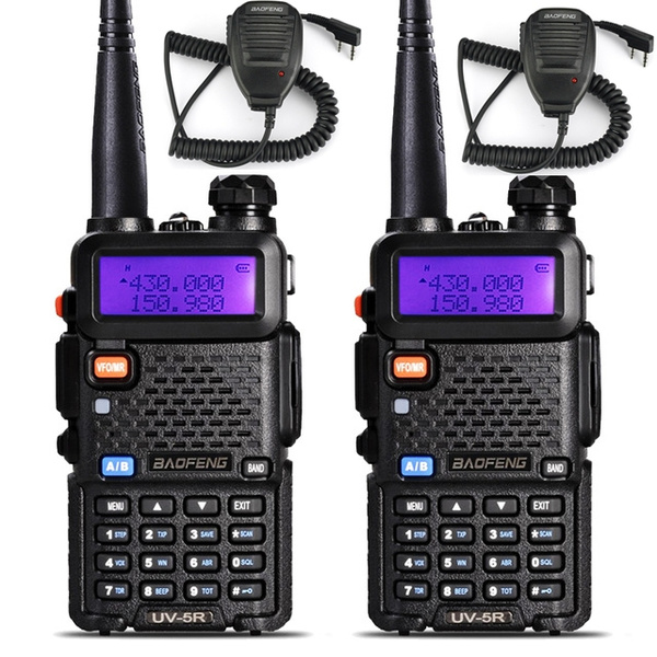 BaoFeng UV 5R Walkie Talkie VHF/UHF136 174Mhz&400 520Mhz Dual Band
