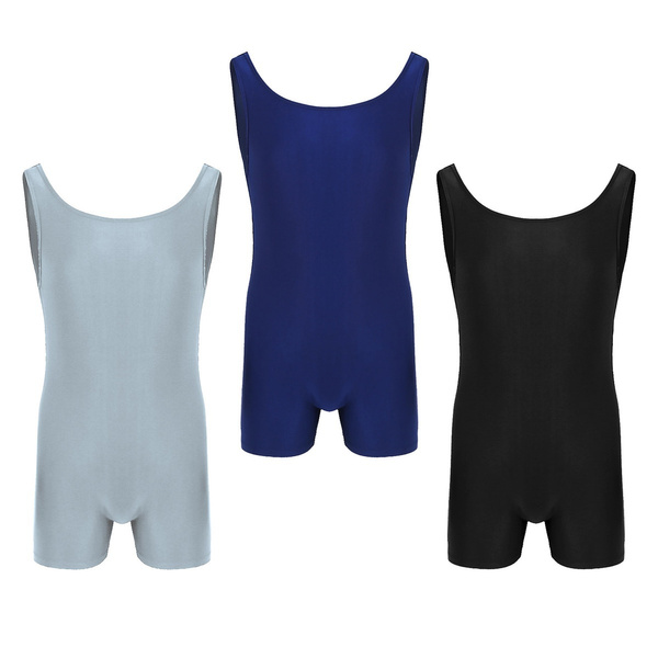 Men's Wrestling Singlet One Piece Sport Bodysuit Leotard Gym Outfit ...