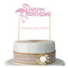happybirthday, Decor, flamingo, birthdaypartydecoration