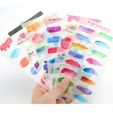 cute, colorsticker, watercolorsticker, printsticker