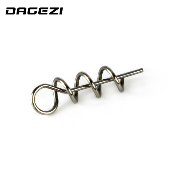 Details about   100pcs Soft Bait Lure Spring Lock Pin Crank Hook Connect Fixed Latch Fish N#S7