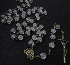 rosarybead, Goth, Fashion, Cross necklace