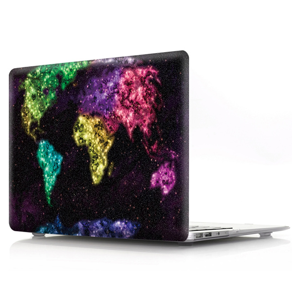 rainbow apple laptop cover