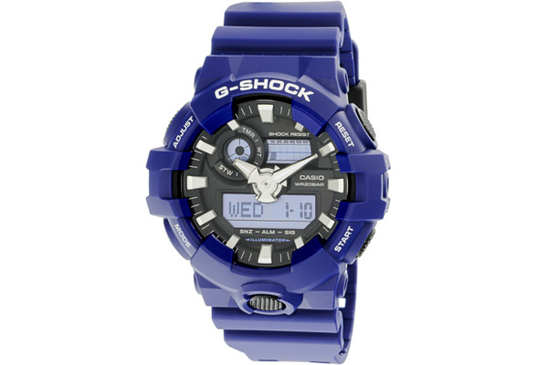 Casio Men's G Shock GA700-2A Blue Resin Japanese Quartz Diving