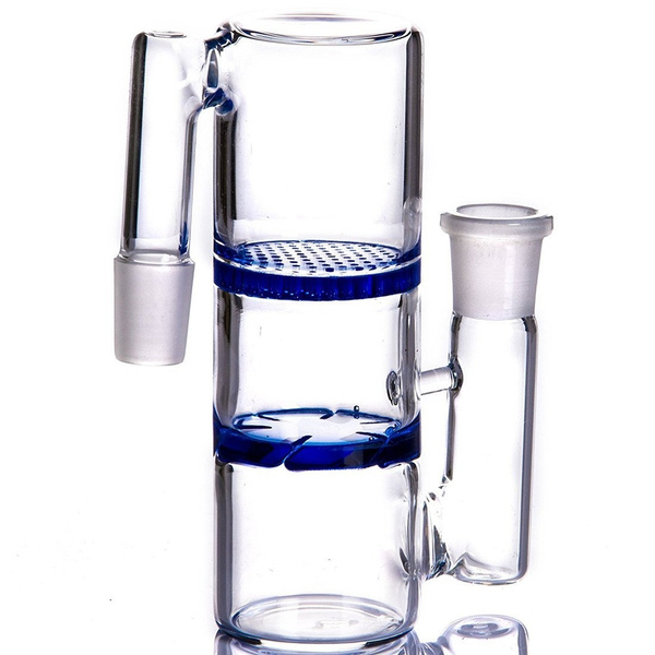 Buy Glass Ash-Catcher Double Percolator Honeycomb & Vortex Percolator