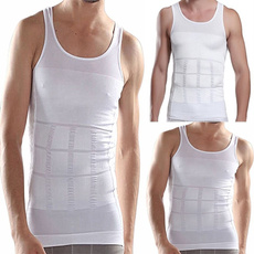 Strong Men Body Slimming Tummy Shaper Belly Invisible Underwear Shapewear Waist Girdle Shirt (S-2XL)