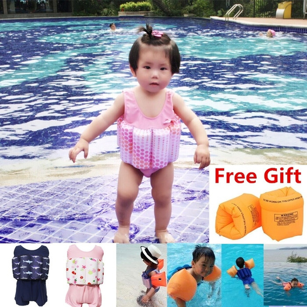 baby bathing suit with floatation