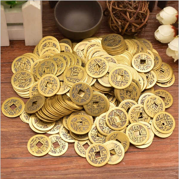 Alloy 2.4cm Feng Shui coins ancient money Five Emperors money Five ...