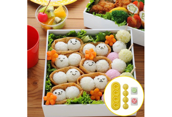 Mold, Bento Box Accessories Bento Boxes For Kids Lunches Decor Lunch Box  For Kids Kawaii Kitchen Sushi Kit Of Animal Shape Sushi Mold Diy Press  Sandwi