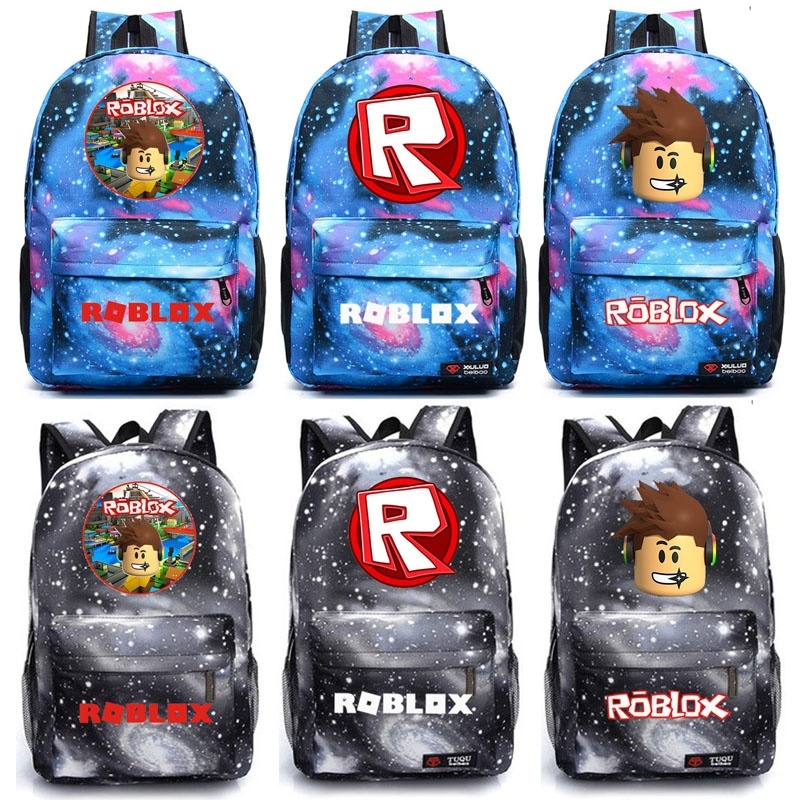 Roblox Backpack Student School Bag Leisure Daily Backpack Galaxy Backpack Roblox Shoulder Bags Wish - 2019 roblox simbuilde series two compartment galaxy lunch bag
