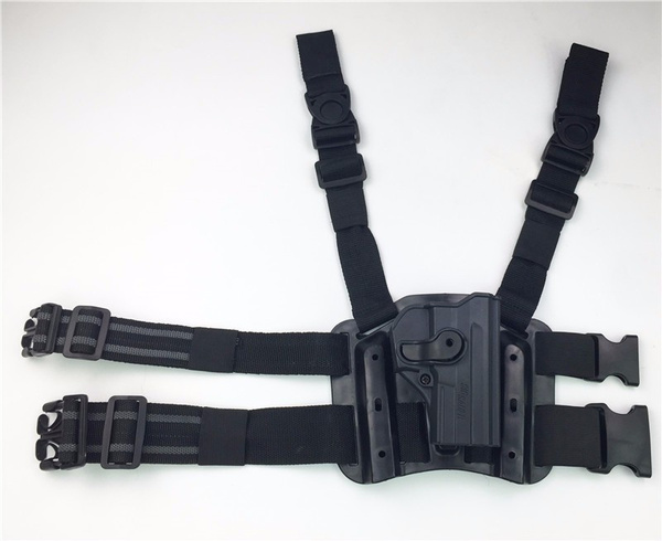 Tactical Hunting Belt Drop Leg Thigh Holster Sig Sauer SP2022 SP2009 ...