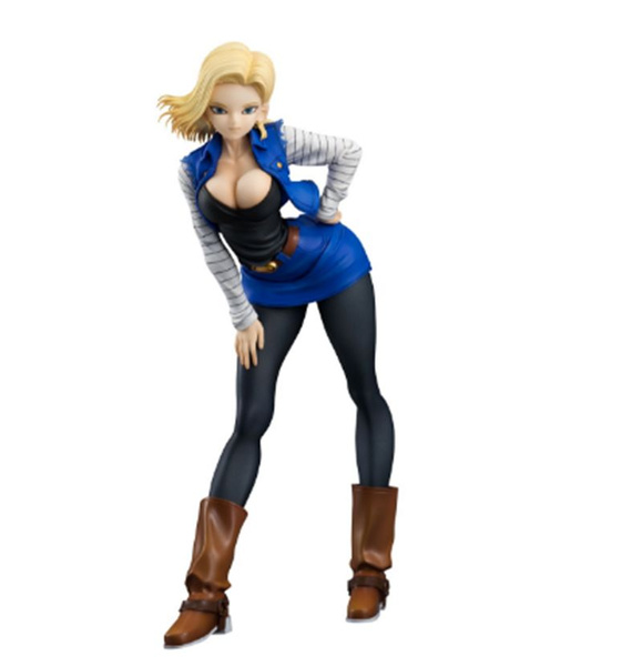 Anime Dragon Ball Z Android 18 PVC Action Figure Figurine Toy Gift 19CM