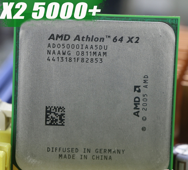 Dual-Core 2.6GHz CPU Processor Socket AM2 940-pin AMD Athlon 64 X2 5000 