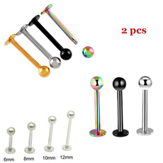Steel, lipringball, titanium steel, piercingjewelry