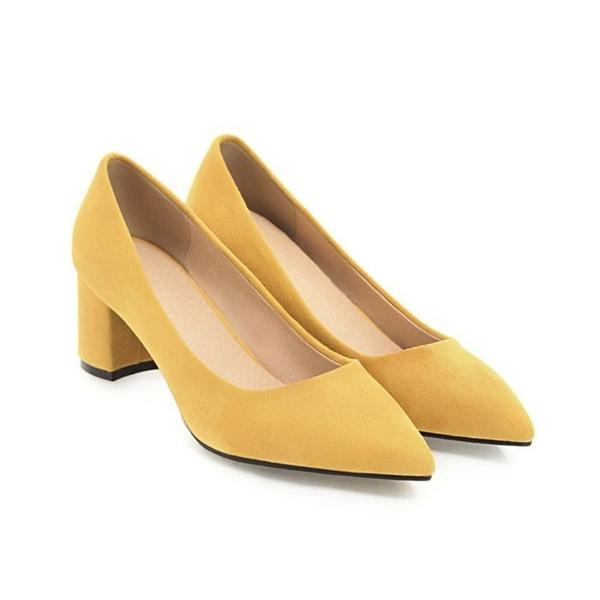 yellow flats size 9