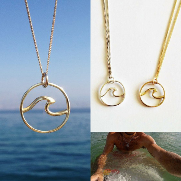 Womens Silver Surf Necklace | LOVE2HAVE in the UK!