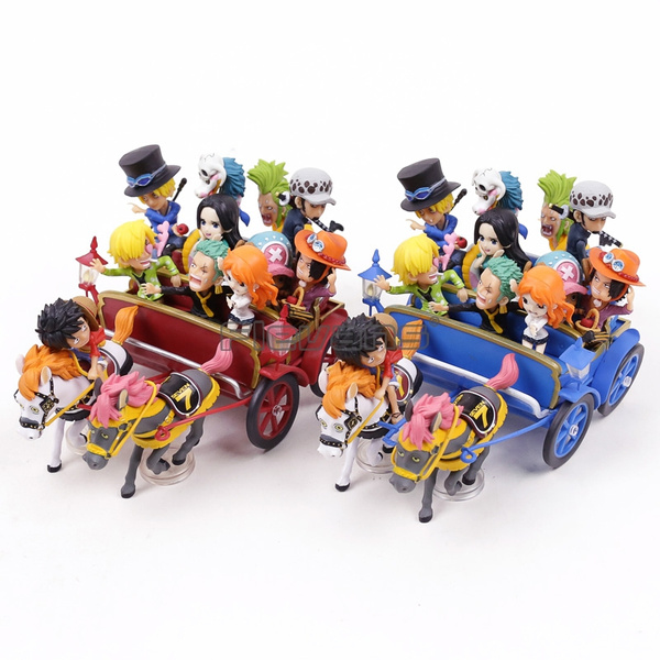 Anime One Piece th Anniversary Carriage Ichiban Kuji Wcf Pvc Figures Model Dolls Toys Gift Wish