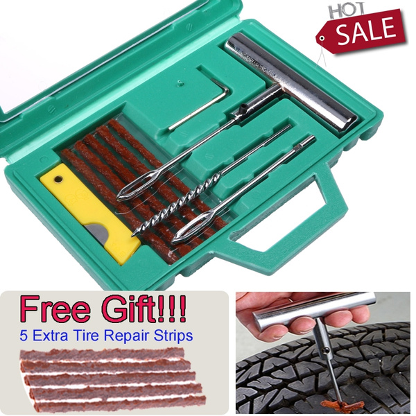Car Tire Repair Kit Car Truck Motorcycle Tubeless Tyre Puncture Plug