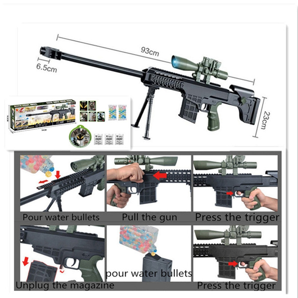 sniper rifle gun soft bullet gun pistol gun water gun peashooter for ...