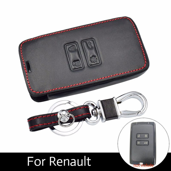 Car Leather Key Holder Protective Cover Case For Renault for Kadjar 2016 BF