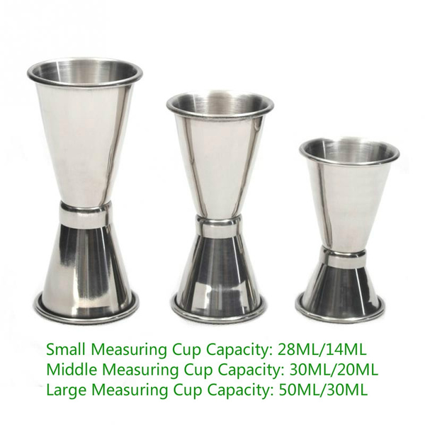 Stainless Steel Mixer Measuring Cup Jigger Cocktail Drink Measuring Cup  A1-7727z13