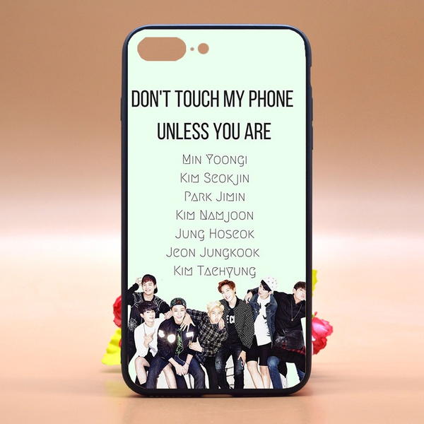 BTS Samsung case,Design Bts Dont Touch My Phone Wallpaper TPU Rubber Case  Cover for IPhone/Samsung/Huawei | Wish