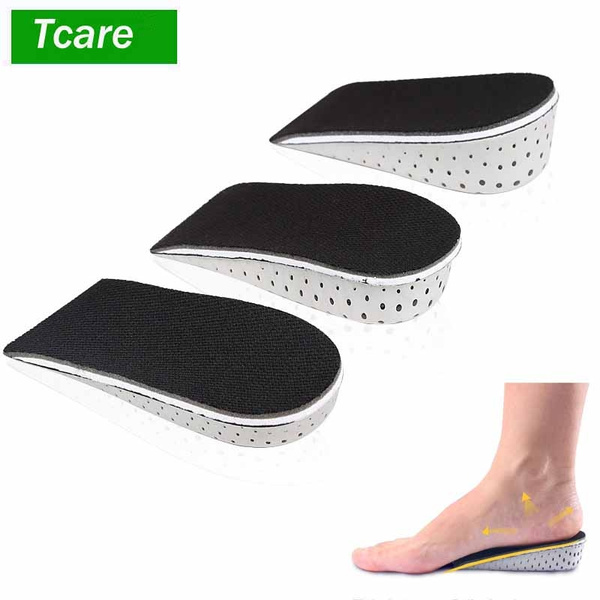 Richoose One Pair Breathable Memory Foam Height Increase Insole Invisible Increased Heel Lifting Inserts Shoe Lifts Shoe Pads Elevator Insoles for Men Women 4CM 