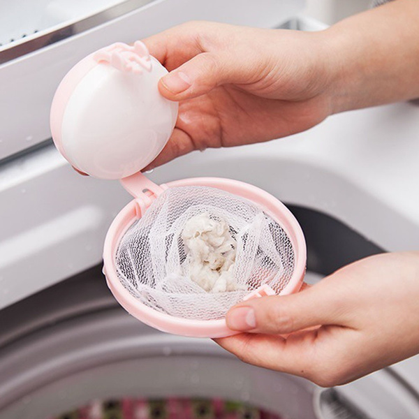 New Home Fashion Floating Lint Hair Catcher Mesh Pouch Washing Machine Laundry Filter Bag Maille Flottante Saco De Filtro Wish