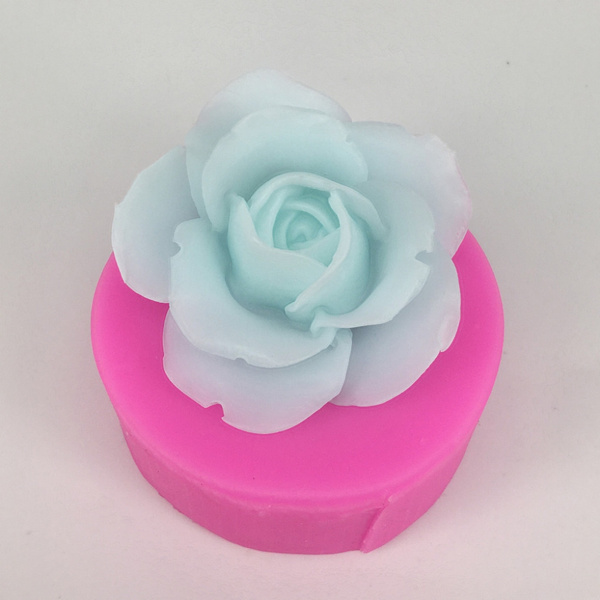 3D Rose Candle Molds Rose Flower Silicone Molds for Making DIY