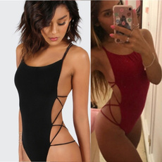 Summer, sleevelessbikini, Necks, pants