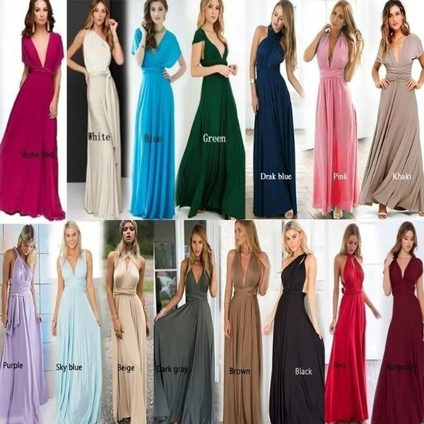 liberty print bridesmaid dresses Double V-Neck Floral Lace Appliques Maxi Bridesmaid Dress
