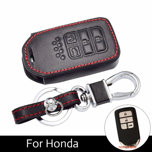 Orange Key Remote Case Key Fob Cover fit for 2015-2017 Honda Civic Accord CR-V 