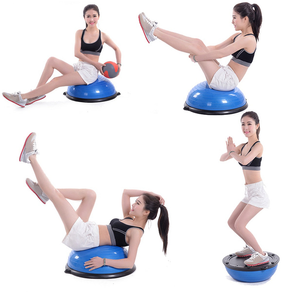 pink bosu ball