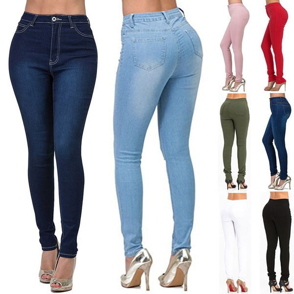  Jeans for Women, Slim Hole Stretch Women's Jeans Trousers Pants  Womens Jeans Stretchy Woman's S Petite Jeans Tall High Waisted Straight Leg  Jeans Women Woman Stretch Jeans (S, Dark Blue) 