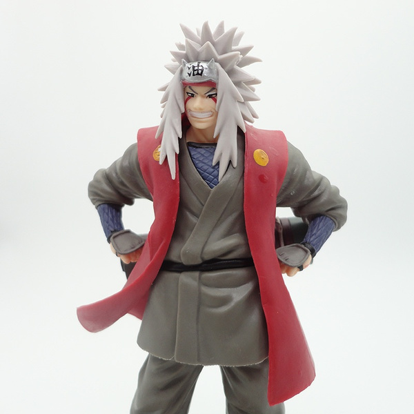 7.8" Anime Naruto Shippuden Sennin Jiraiya PVC Statue Figure Toy No Box