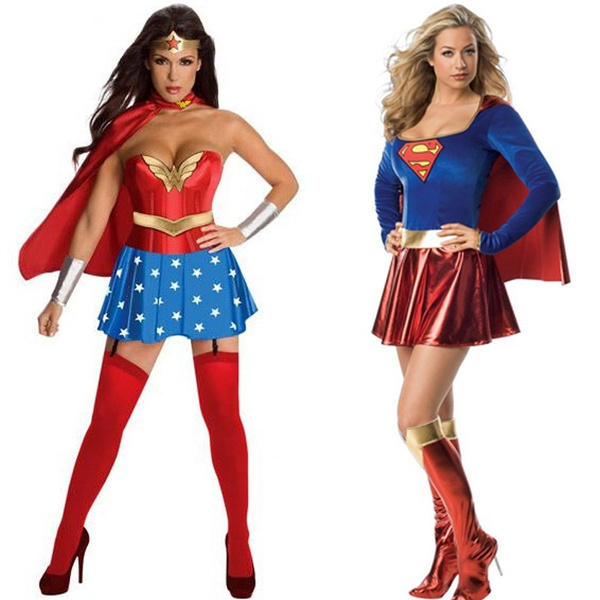 Adult Sexy Supergirl Costume : : Clothing, Shoes & Accessories