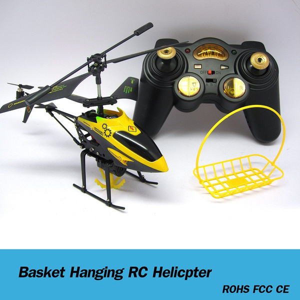 Basket WLtoys V388 3.5CH Gyro RC Helicopter RTF Radio Control Aeroplane Toy LED 